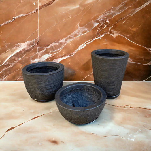 TRIO DE VASOS CACHEPÔS