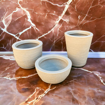 TRIO DE VASOS CACHEPÔS