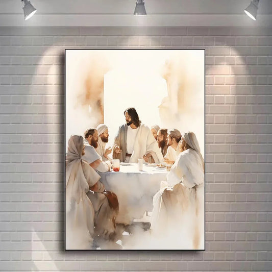 PINTURA EM TELA RELIGIOSA