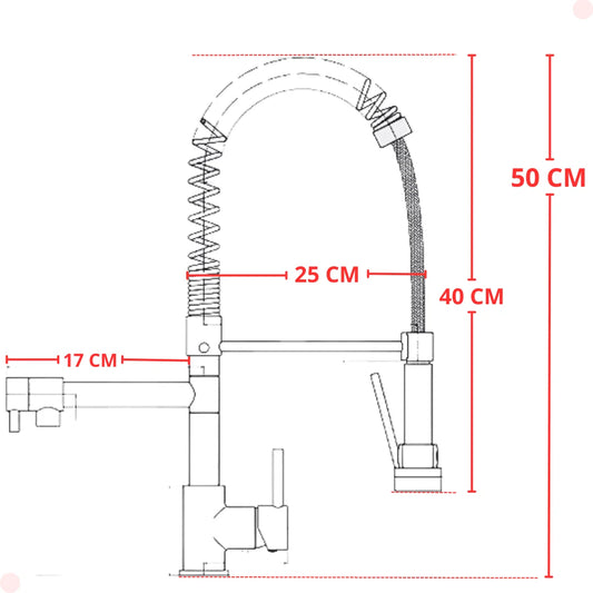 TORNEIRA GOURMET DOURADA MONOCOMANDO