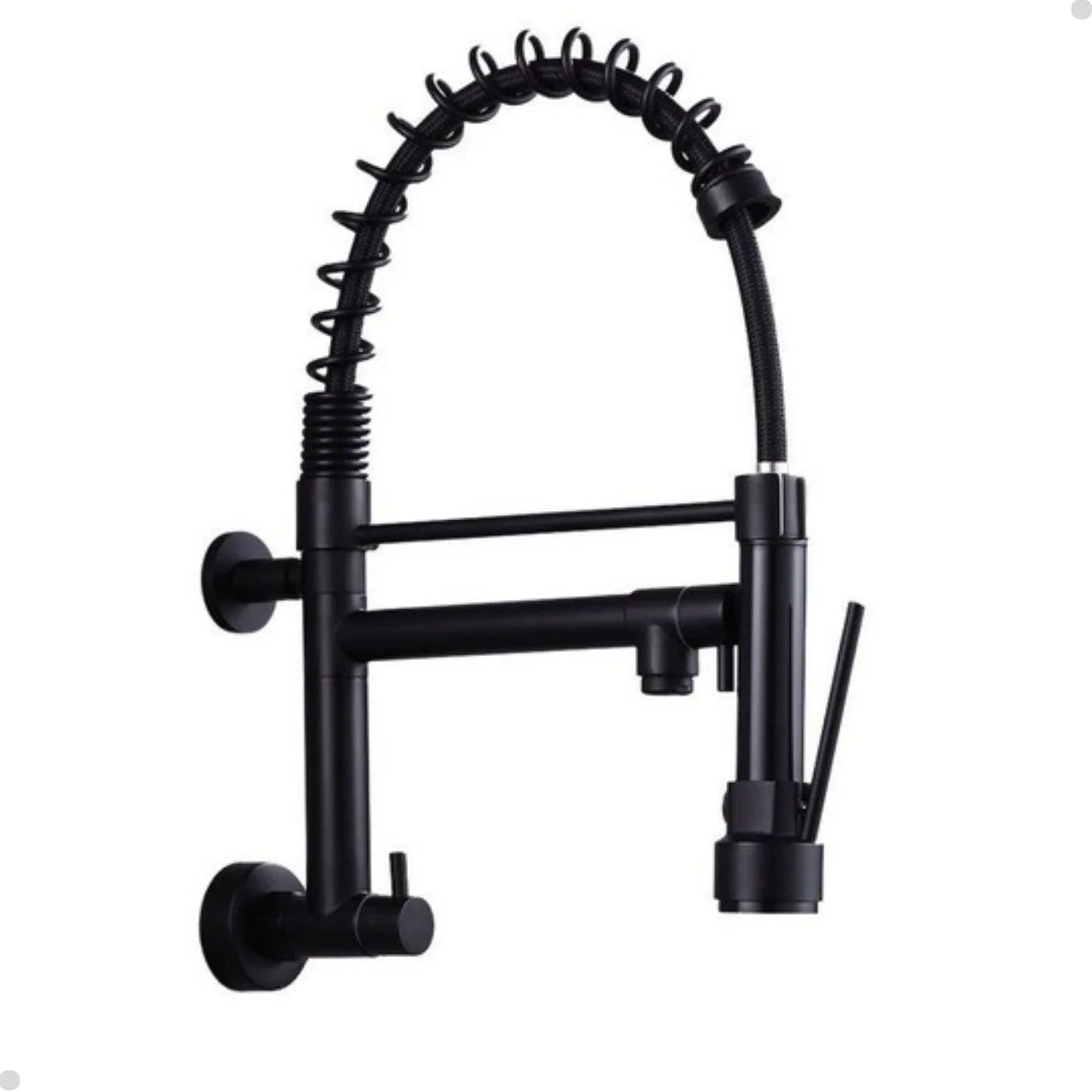 TORNEIRA GOURMET DE PAREDE PRETA